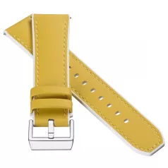   STAILER Premium Max Endurance DANI bőr óraszíj, sárga 18/16 L