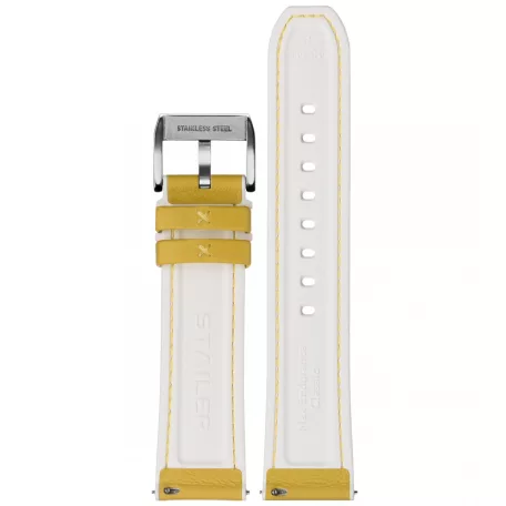 STAILER Premium Max Endurance DANI bőr óraszíj, sárga 22/20 L