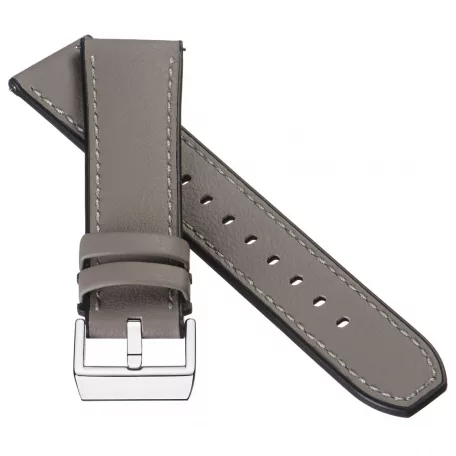 STAILER Premium Max Endurance DANI bőr óraszíj, szürke 20/18 L