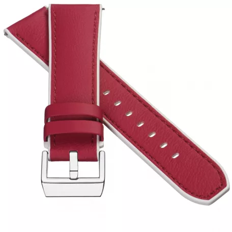 STAILER Premium Max Endurance DANI bőr óraszíj, piros 18/16 L
