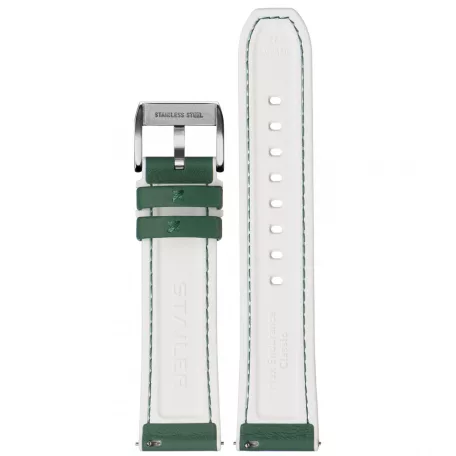 STAILER Premium Max Endurance DANI bőr óraszíj, zöld 18/16 L