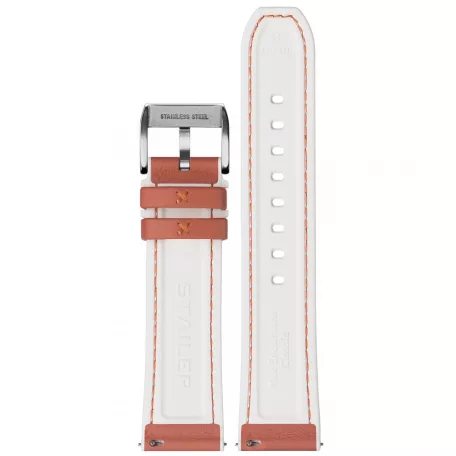 STAILER Premium Max Endurance DANI bőr óraszíj, korall 22/20 L