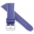STAILER Premium Max Endurance DANI bőr óraszíj, neon kék 18/16 L