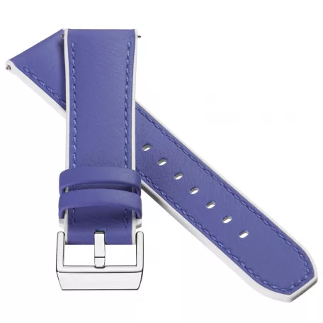 STAILER Premium Max Endurance DANI bőr óraszíj, neon kék 18/16 L