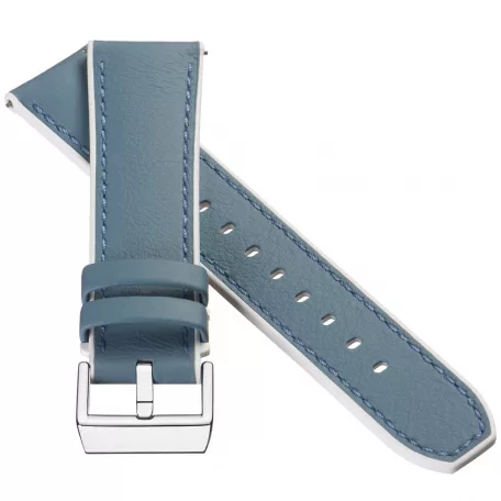STAILER Premium Max Endurance DANI bőr óraszíj, kék 22/20 L