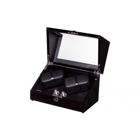 EDELWOLLE LAKKFEKETE SZÍNŰ FA ÓRAFORGATÓ 4 ÓRÁNAK