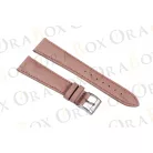 Campagnolo Saffiano borjúbőr óraszíj, szürke, 20/16mm