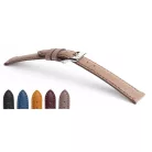 Campagnolo Saffiano borjúbőr óraszíj, szürke, 20/16mm