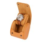 HENGERES UTAZÓ ÓRATARTÓ DOBOZ 1 ÓRÁNAK, BARNA