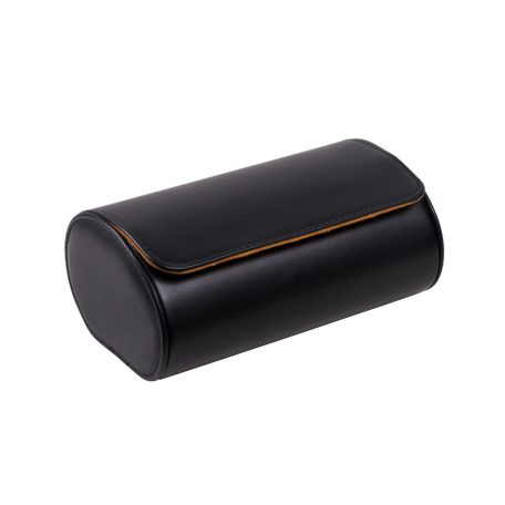 HENGERES UTAZÓ ÓRATARTÓ DOBOZ 2 ÓRÁNAK, FEKETE