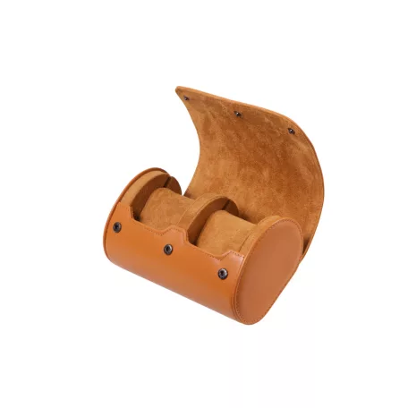 HENGERES UTAZÓ ÓRATARTÓ DOBOZ 2 ÓRÁNAK, BARNA