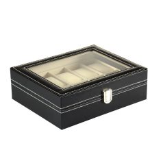 ÓRATARTÓ DOBOZ 10 ÓRÁNAK, FEKETE