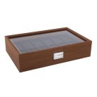 BARNA FA ÓRATARTÓ DOBOZ 12 ÓRÁNAK