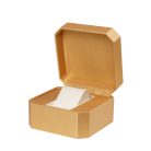 TEXTILBŐR ÓRATARTÓ DOBOZ, ÓRADOBOZ 1 ÓRÁNAK, ARANY