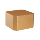 TEXTILBŐR ÓRATARTÓ DOBOZ, ÓRADOBOZ 1 ÓRÁNAK, ARANY