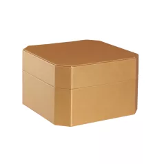 TEXTILBŐR ÓRATARTÓ DOBOZ, ÓRADOBOZ 1 ÓRÁNAK, ARANY