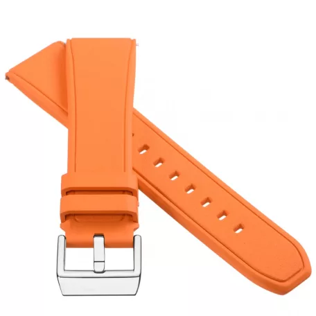 STAILER Premium Rubber kaucsuk óraszíj, narancs 22/20 L