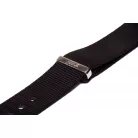 Edelwolle prémium Nato óraszíj, fekete, 22mm