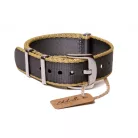 Edelwolle prémium Nato óraszíj, szürke/bézs, 20mm