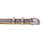 Edelwolle prémium Nato óraszíj, szürke/bézs, 22mm