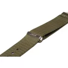 Edelwolle prémium Nato óraszíj, military zöld, 22mm