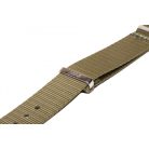 Edelwolle prémium Nato óraszíj, khaki zöld, 20mm