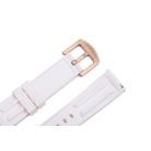 Edelwolle szilikon óraszíj, fehér, 22mm