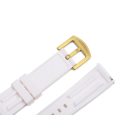 Edelwolle szilikon óraszíj, fehér, 24mm