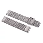 Edelwolle MESH/Milanese óraszíj, ezüst, 18mm