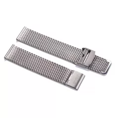 Edelwolle MESH/Milanese óraszíj, ezüst, 18mm