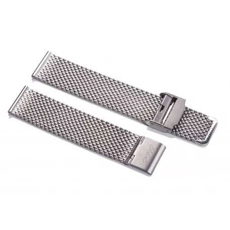 Edelwolle MESH/Milanese óraszíj, ezüst, 18mm