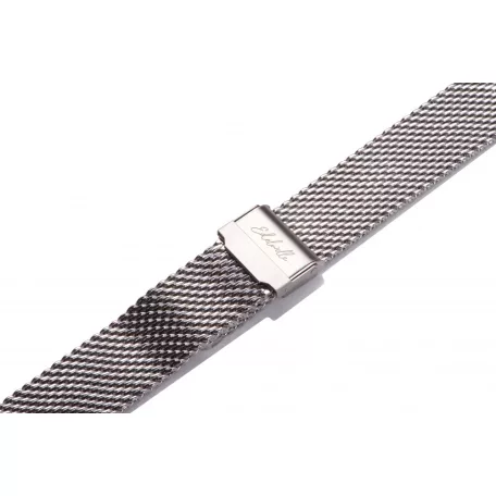 Edelwolle MESH/Milanese óraszíj, ezüst, 18mm