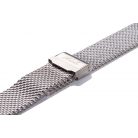 Edelwolle MESH/Milanese óraszíj, ezüst, 22mm