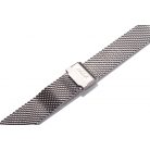 Edelwolle MESH/Milanese óraszíj, ezüst, 22mm