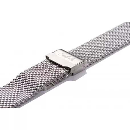 Edelwolle MESH/Milanese óraszíj, ezüst, 24mm