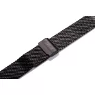Edelwolle MESH/Milanese óraszíj, fekete, 18mm