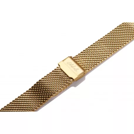 Edelwolle MESH/Milanese óraszíj, arany, 18mm