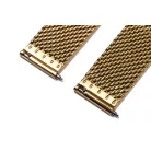 Edelwolle MESH/Milanese óraszíj, arany, 18mm