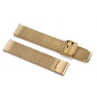 Edelwolle MESH/Milanese óraszíj, arany, 20mm