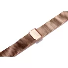 Edelwolle MESH/Milanese óraszíj, rosegold, 18mm