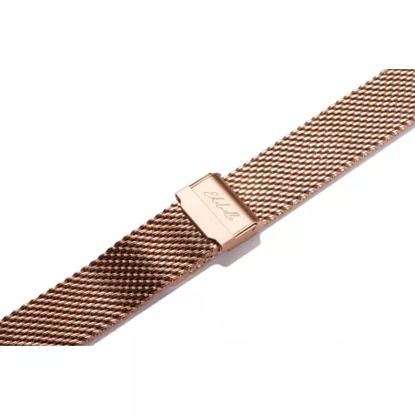 Edelwolle MESH/Milanese óraszíj, rosegold, 18mm