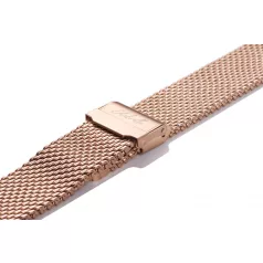 Edelwolle MESH/Milanese óraszíj, rosegold, 22mm