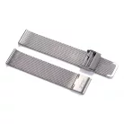 Edelwolle MESH/Milanese óraszíj, ezüst, 16mm
