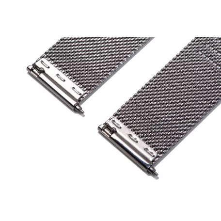 Edelwolle MESH/Milanese óraszíj, ezüst, 18mm