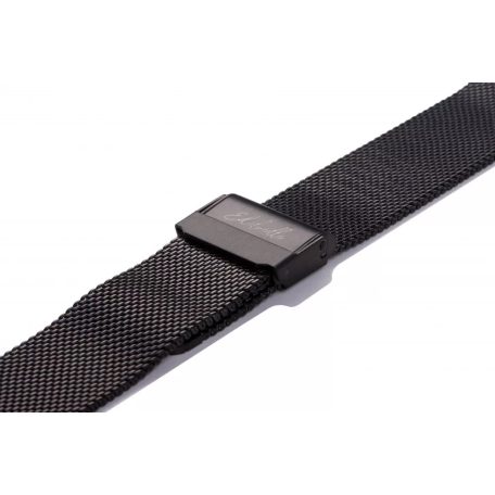 Edelwolle MESH/Milanese óraszíj, fekete, 14mm