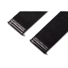 Edelwolle MESH/Milanese óraszíj, fekete, 16mm