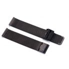 Edelwolle MESH/Milanese óraszíj, fekete, 20mm