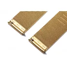 Edelwolle MESH/Milanese óraszíj, arany, 14mm