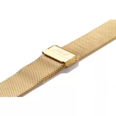 Edelwolle MESH/Milanese óraszíj, arany, 22mm