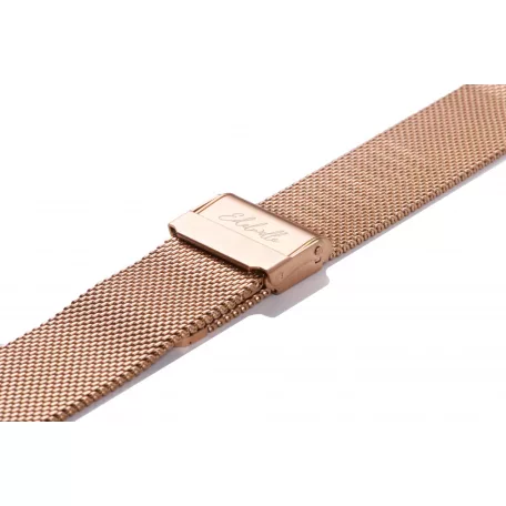 Edelwolle MESH/Milanese óraszíj, rosegold, 18mm